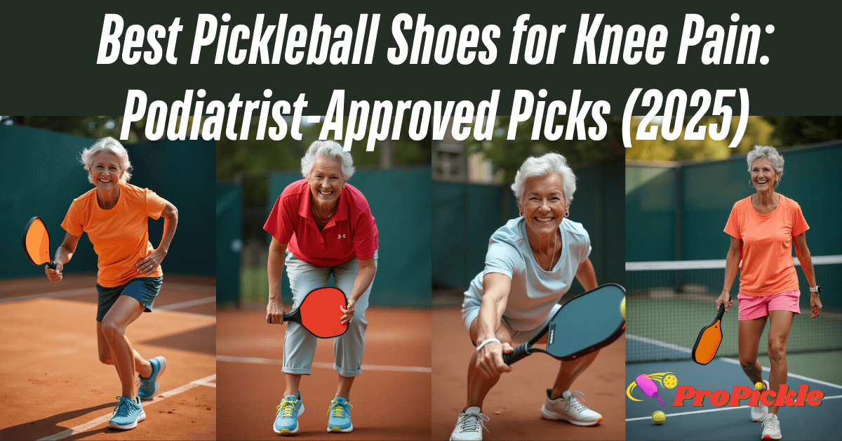 Best Pickleball Shoes for Knee Pain: Podiatrist-Approved Picks (2025)